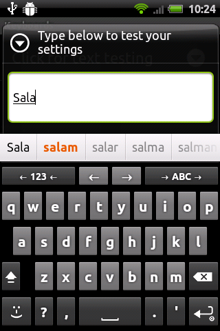 Pinglish Finglish Keyboard for android