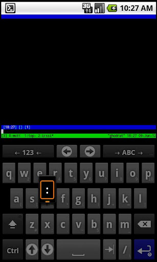 SSH keyboard popup keys